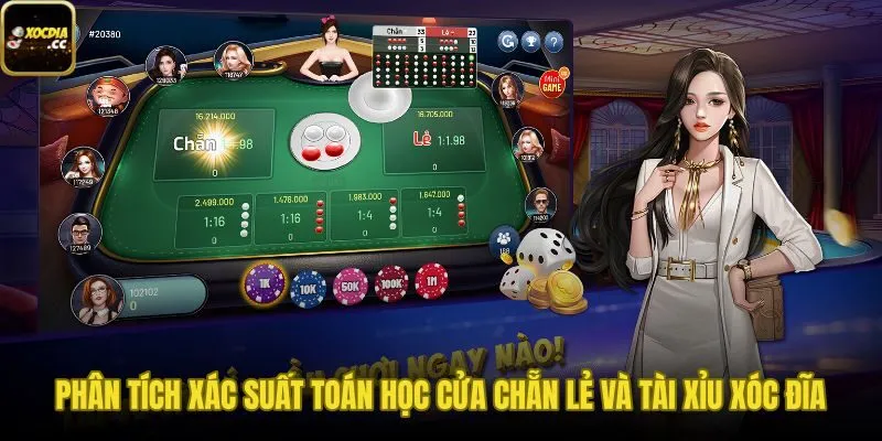 Xác suất toán học và kỳ vọng vốn cho từng cửa cược