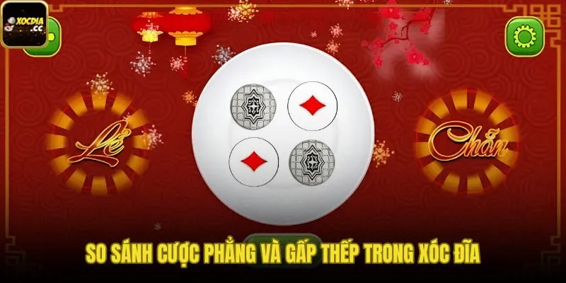 Bảng so sánh chi tiết giữa cược phẳng và gấp thếp