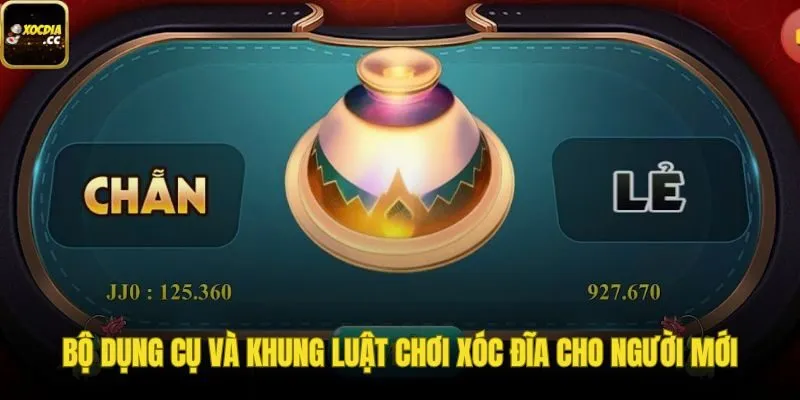 Giới thiệu bộ dụng cụ tiêu chuẩn và khung luật chơi xóc đĩa cơ bản