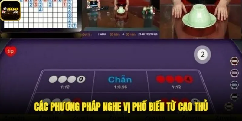 Mẹo nghe tiếng xóc đĩa ghép nhiều tín hiệu nhỏ để đối chiếu chính xác